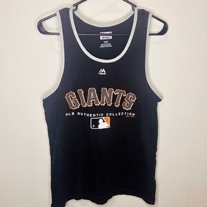 Vintage Style San Francisco Giants Tank. Authentic Majestic MLB. Great Condition